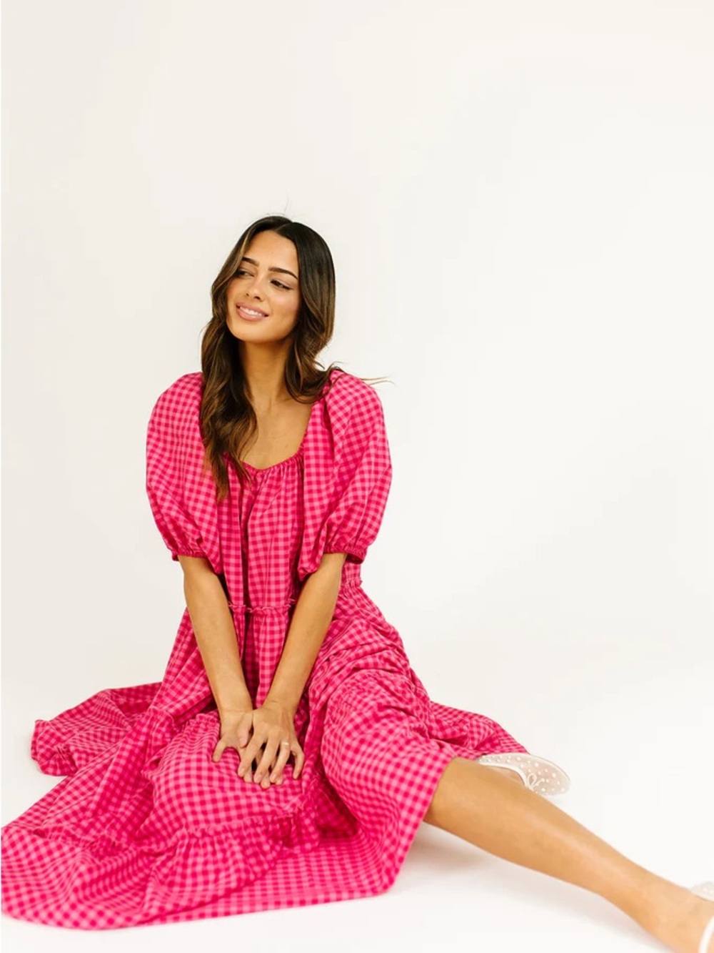 DayMaker Dress PINK GINGHAM *ZOCO EXCLUSIVE* - Picture 4 of 12